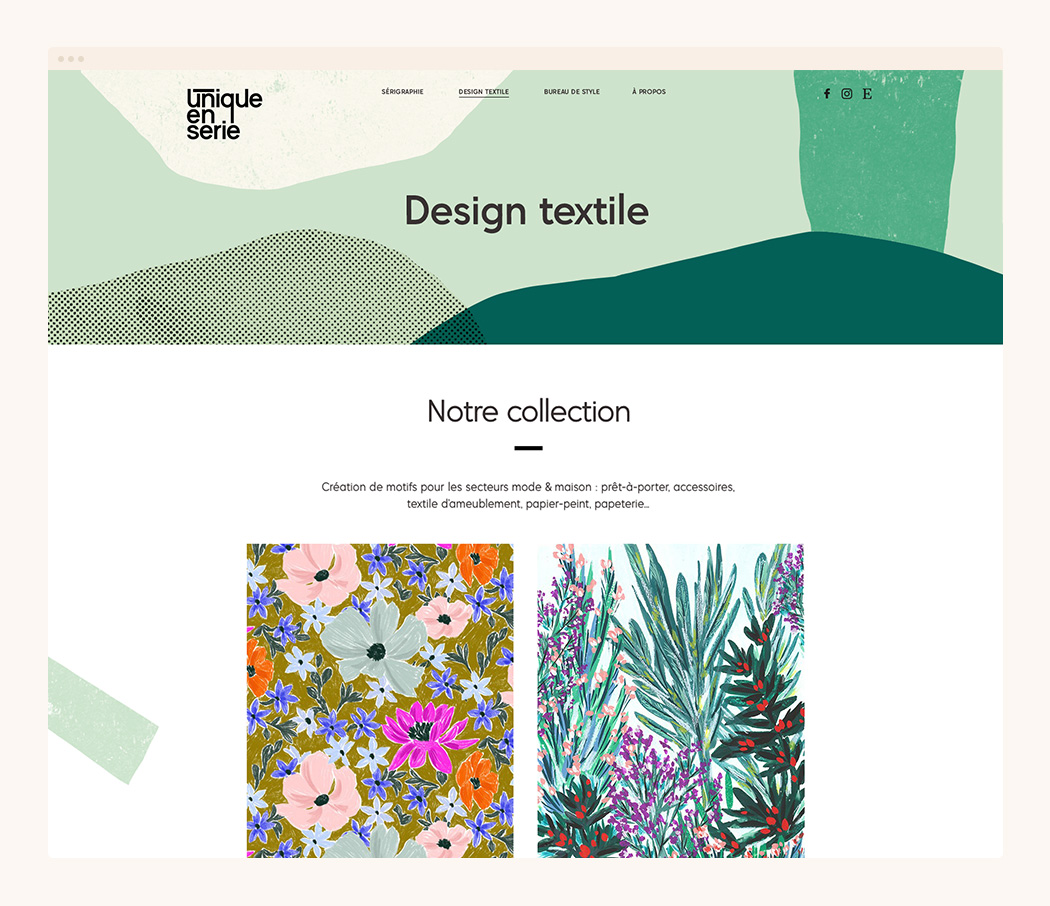 fabric design page
